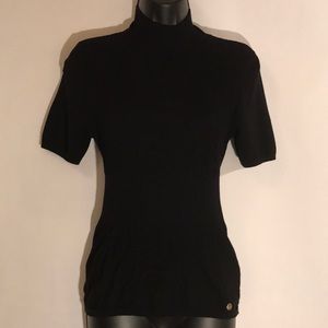 Escada Black Stretch Short Sleeve